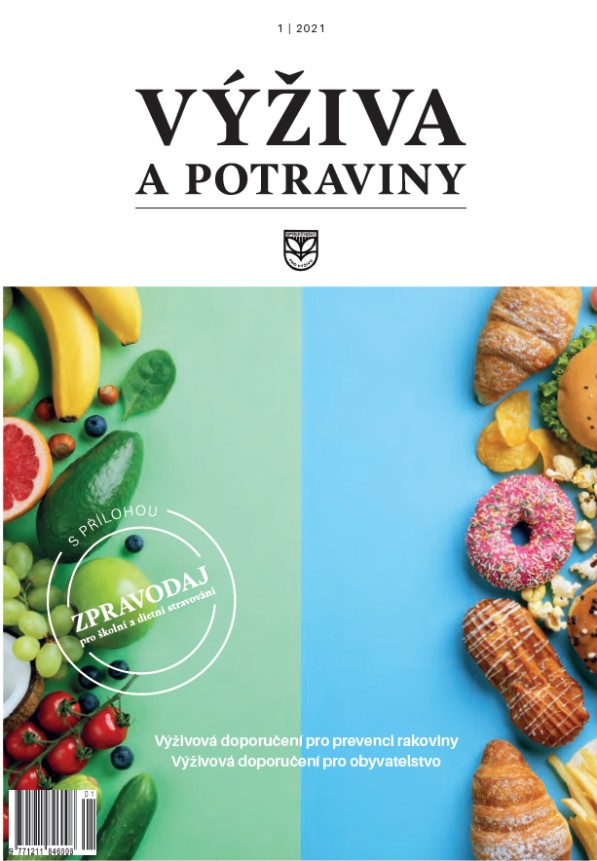 Obsah čísla si můžete prohlédnout na webových stránkách vydavatele:
http://www.vyzivaspol.cz/casopis-vyziva-a-potraviny/archiv/