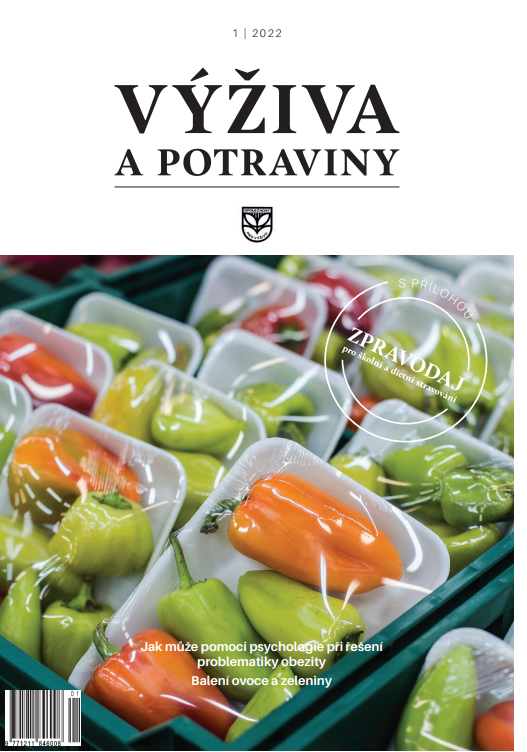 Obsah čísla si můžete prohlédnout na webových stránkách vydavatele:
http://www.vyzivaspol.cz/casopis-vyziva-a-potraviny/archiv/