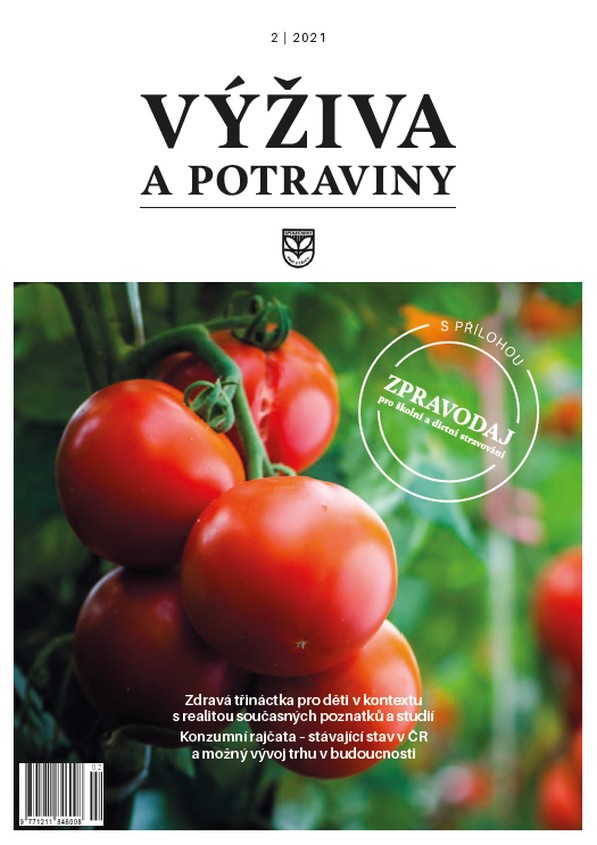 Obsah čísla si můžete prohlédnout na webových stránkách vydavatele:
http://www.vyzivaspol.cz/casopis-vyziva-a-potraviny/archiv/