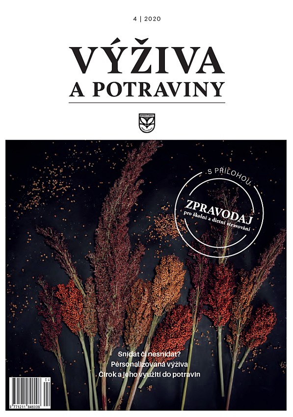 Obsah čísla si můžete prohlédnout na webových stránkách vydavatele:
http://www.vyzivaspol.cz/casopis-vyziva-a-potraviny/archiv/
