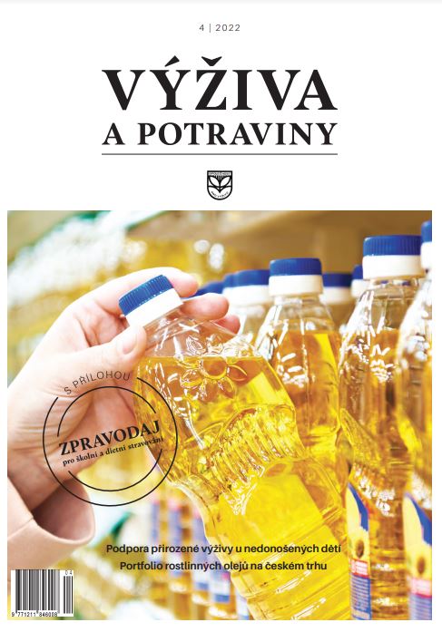 Obsah čísla si můžete prohlédnout na webových stránkách vydavatele:
http://www.vyzivaspol.cz/casopis-vyziva-a-potraviny/archiv/