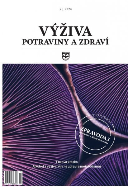 obálka časopisu Výživa, potraviny a zdraví 2/2025