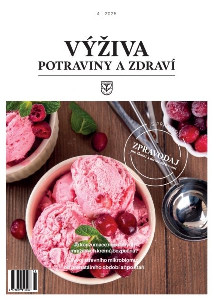 obálka časopisu Výživa, potraviny a zdraví 4/2025