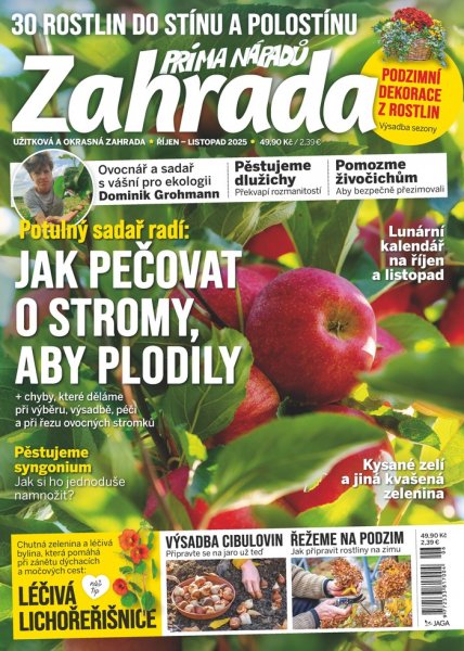 obálka časopisu Zahrada prima nápadů 10-11/2025