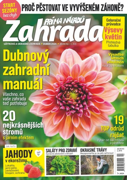 obálka časopisu Zahrada prima nápadů 4/2026