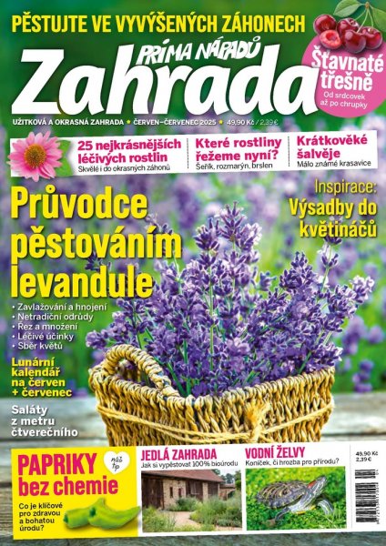 obálka časopisu Zahrada prima nápadů 6-7/2025