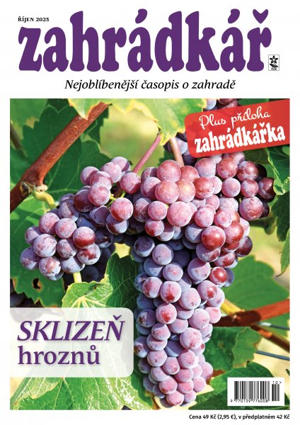 obálka časopisu Zahrádkář 10/2025