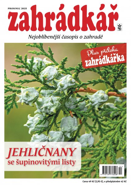 obálka časopisu Zahrádkář 12/2025