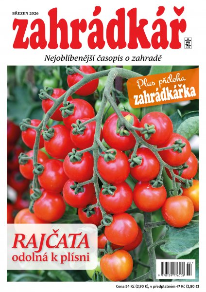 obálka časopisu Zahrádkář 3/2026
