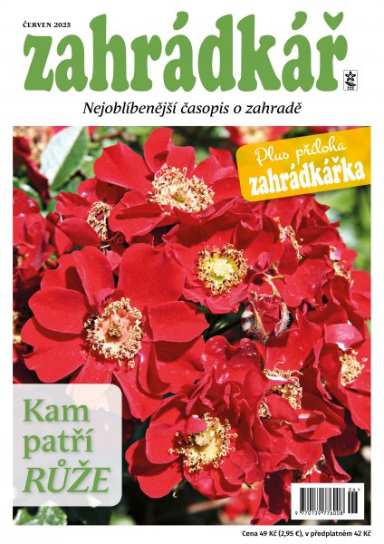 obálka časopisu Zahrádkář 6/2025