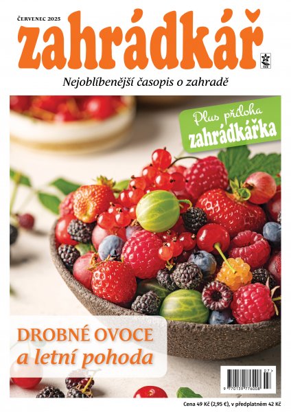 obálka časopisu Zahrádkář 7/2025