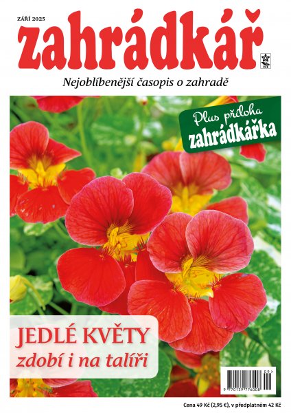obálka časopisu Zahrádkář 9/2025