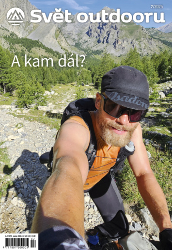 titulní strana časopisu Svět Outdooru a jeho předplatné