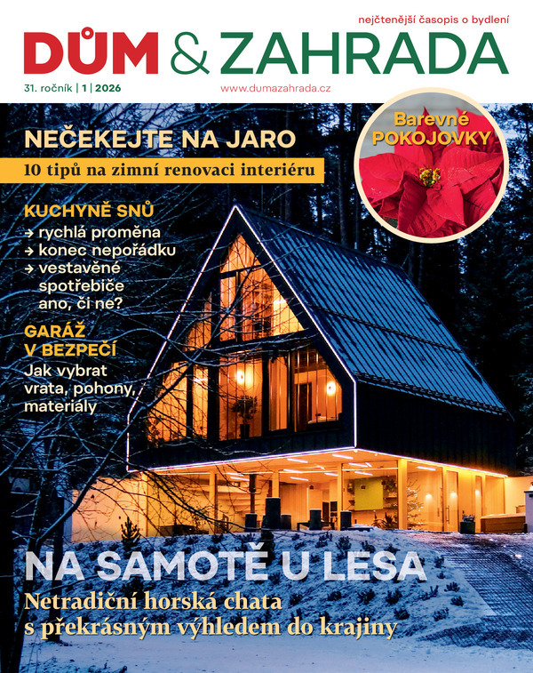 titulní strana časopisu Dům a zahrada a jeho předplatné
