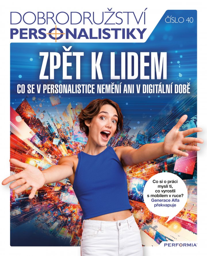 titulní strana časopisu Dobrodružství Personalistiky a jeho předplatné