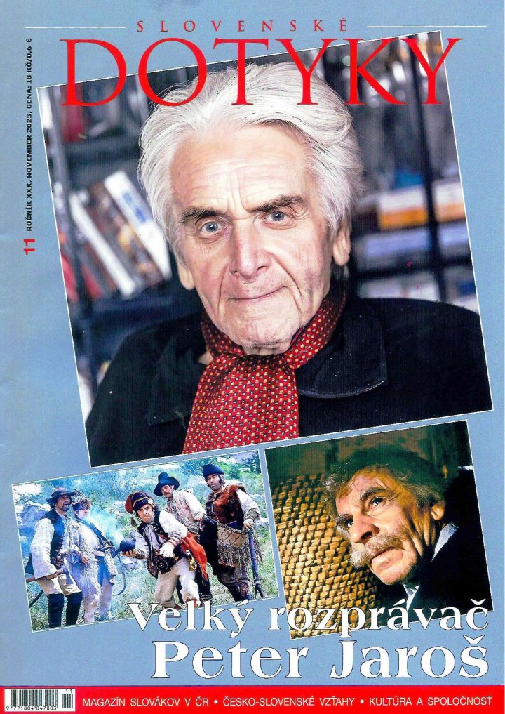 titulní strana časopisu Slovenské dotyky a jeho předplatné