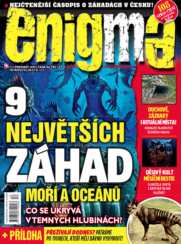 titulní strana časopisu ENIGMA EKO a jeho předplatné