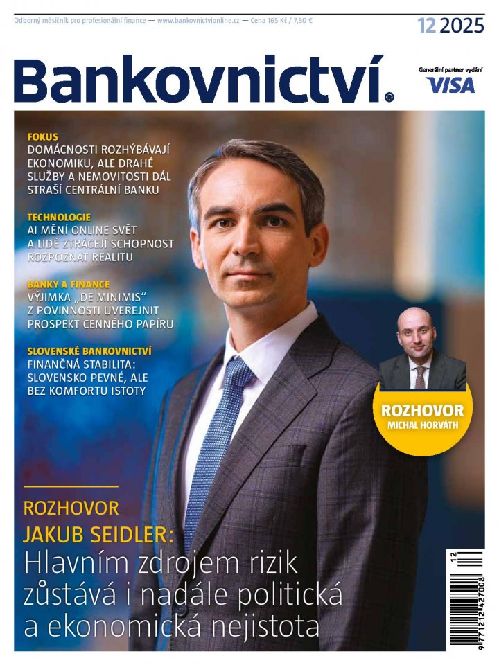 titulní strana časopisu Bankovnictví a jeho předplatné