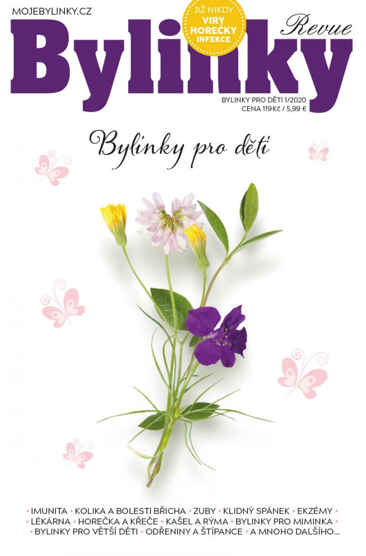 titulní strana časopisu Zvláštní vydání Bylinky revue a jeho předplatné
