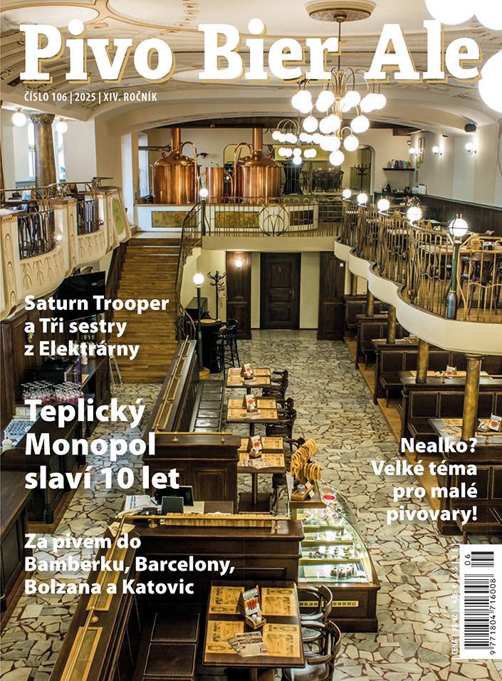 titulní strana časopisu Pivo, Bier & Ale a jeho předplatné