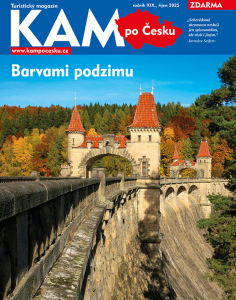 titulní strana časopisu KAM po Česku a jeho předplatné
