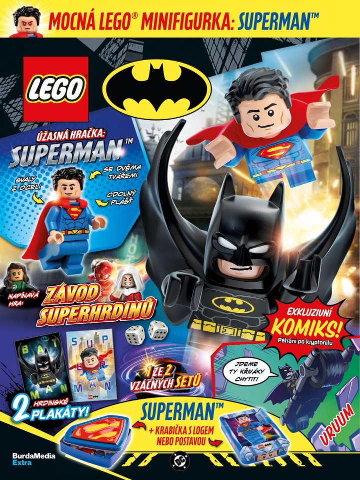 titulní strana časopisu LEGO&reg; BATMAN&trade; a jeho předplatné