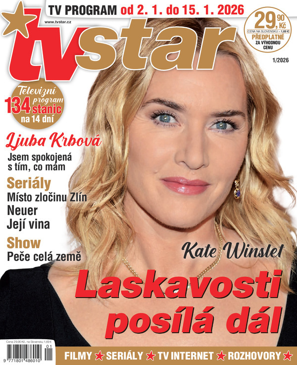 titulní strana časopisu TV star a jeho předplatné