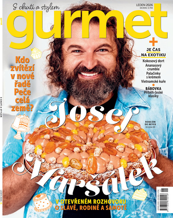 titulní strana časopisu Gurmet a jeho předplatné