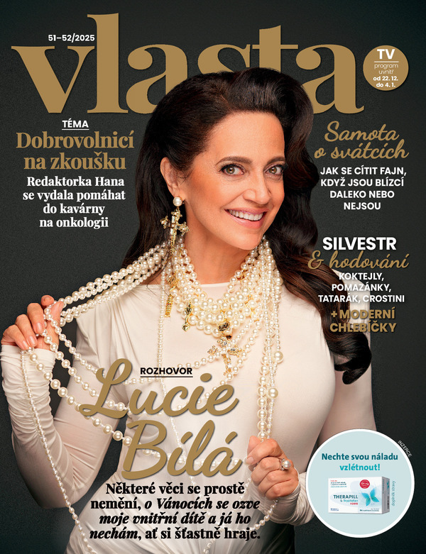 titulní strana časopisu Vlasta a jeho předplatné