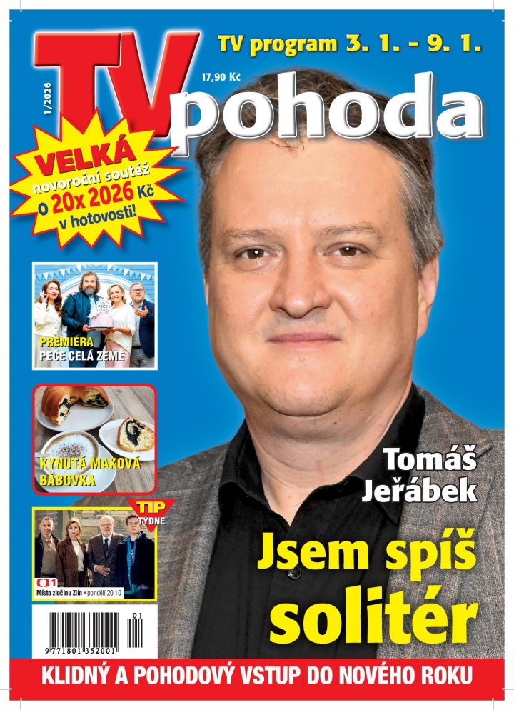 titulní strana časopisu TV Pohoda a jeho předplatné
