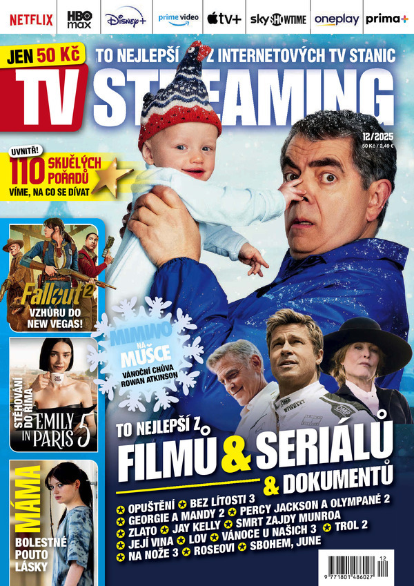 titulní strana časopisu TV streaming a jeho předplatné