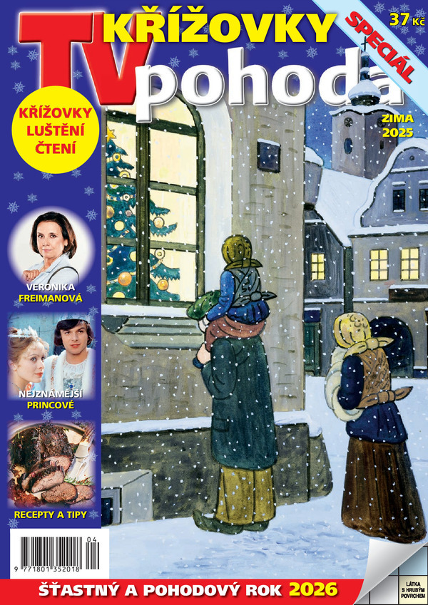 titulní strana časopisu TV Pohoda Křížovky a jeho předplatné