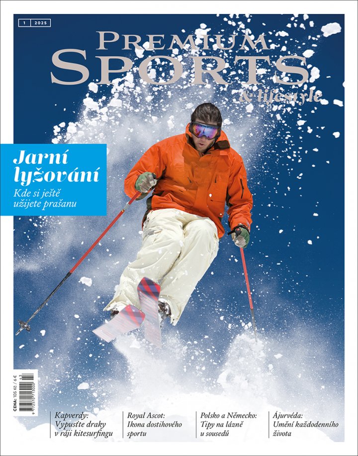 titulní strana časopisu Premium SPORTS a jeho předplatné