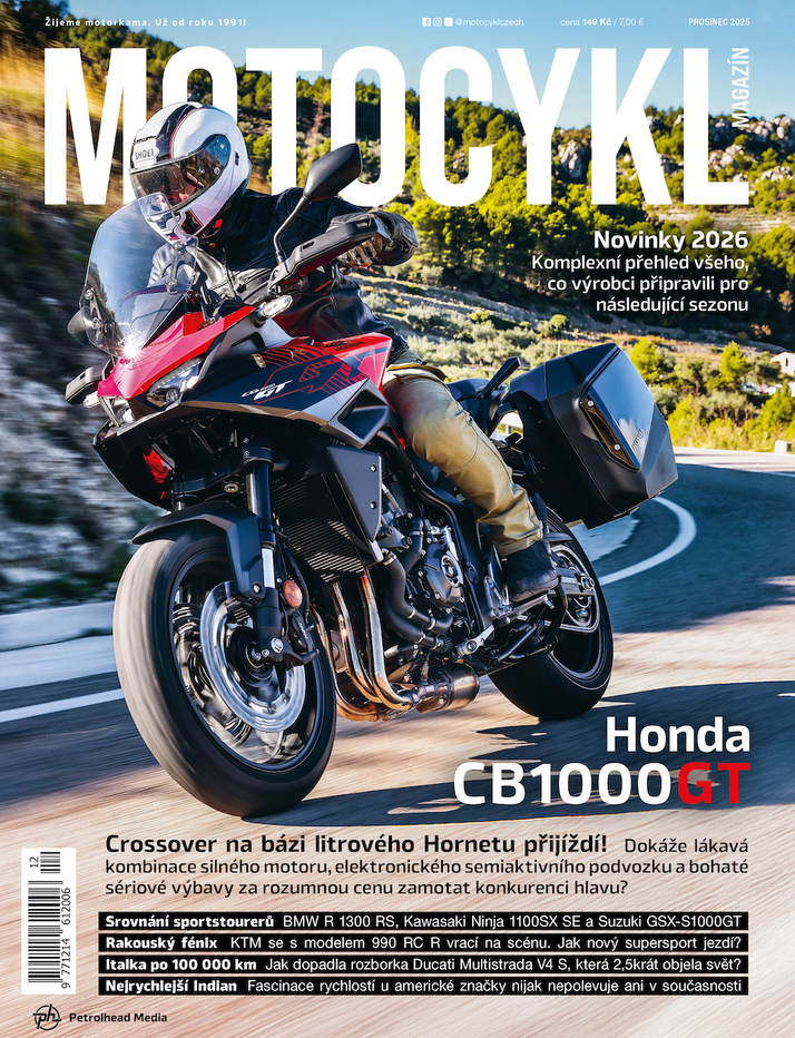 titulní strana časopisu Motocykl a jeho předplatné