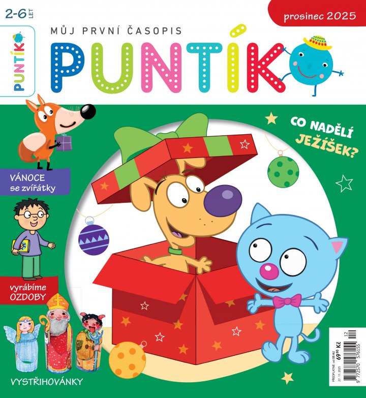 titulní strana časopisu PUNTÍK a jeho předplatné