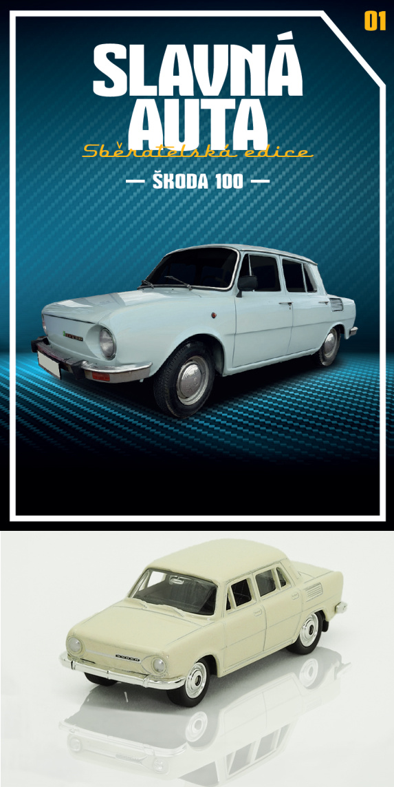 titulní strana časopisu Slavná auta II. a jeho předplatné