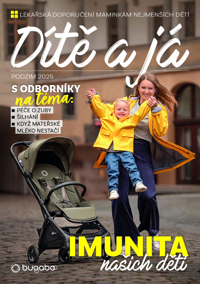 titulní strana časopisu Dítě a já a jeho předplatné