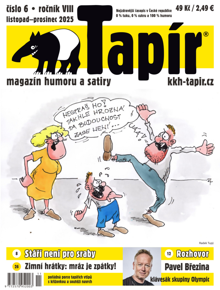 titulní strana časopisu Tapír a jeho předplatné