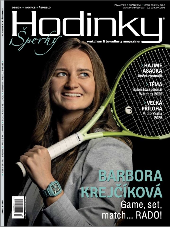 titulní strana časopisu Hodinky a šperky a jeho předplatné