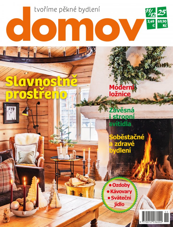 titulní strana časopisu Domov a jeho předplatné