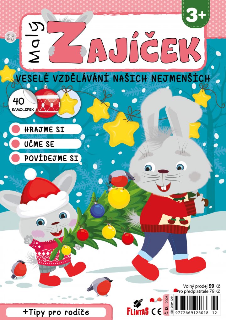 titulní strana časopisu Malý zajíček a jeho předplatné