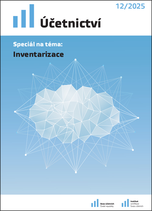 titulní strana časopisu Účetnictví a jeho předplatné