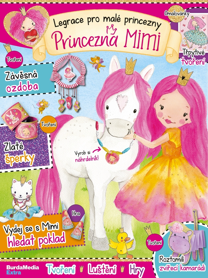 titulní strana časopisu Princezna Mimi a jeho předplatné