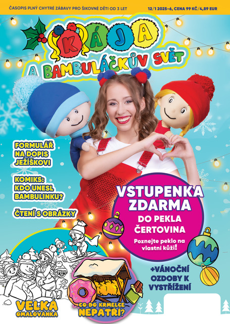 titulní strana časopisu Kája a Bambuláčkův svět a jeho předplatné