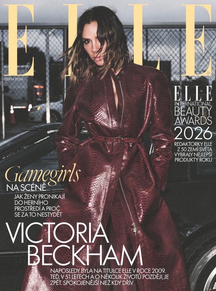 titulní strana časopisu ELLE a jeho předplatné