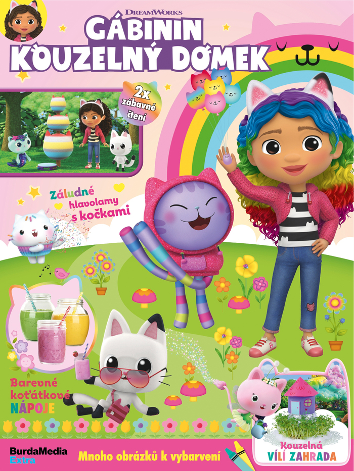 titulní strana časopisu Gábinin kouzelný domek a jeho předplatné