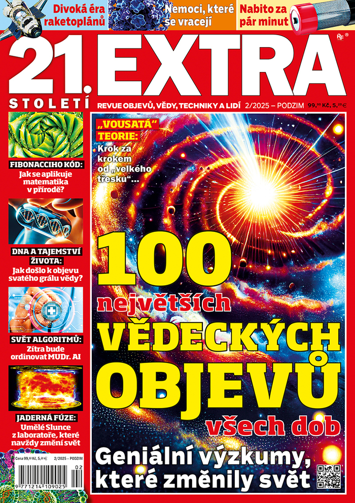 titulní strana časopisu 21. století EXTRA a jeho předplatné
