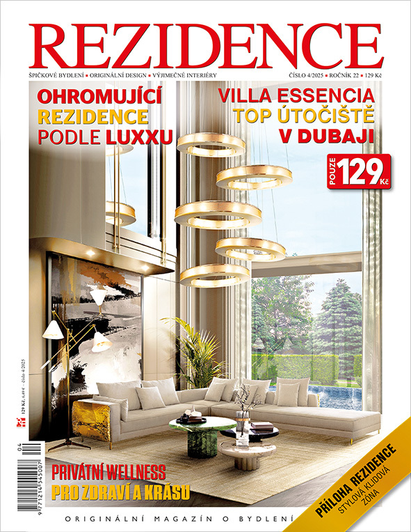 titulní strana časopisu Rezidence a jeho předplatné