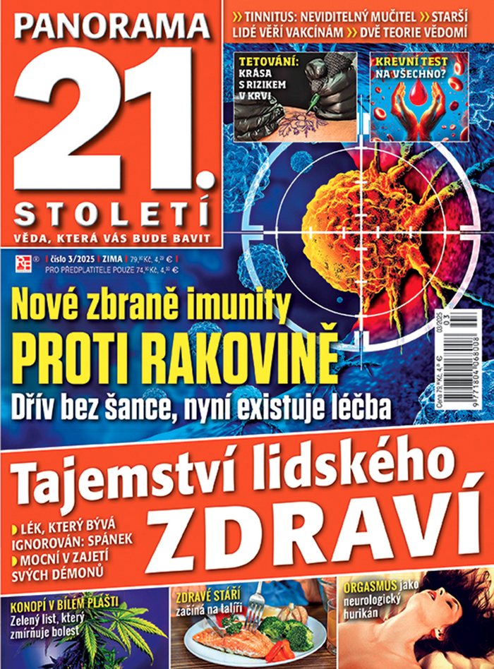 titulní strana časopisu Panorama 21. století a jeho předplatné