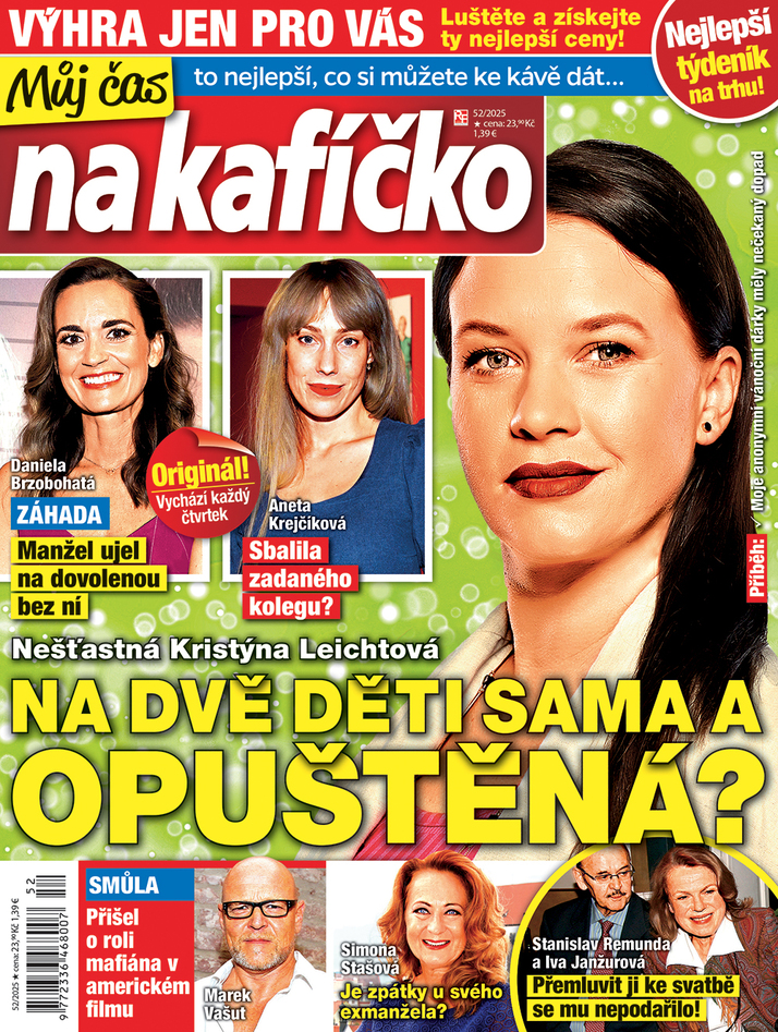 titulní strana časopisu Můj čas na kafíčko a jeho předplatné